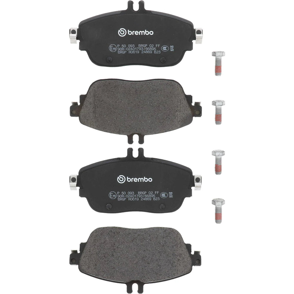 Brembo 16-17 Mercedes-Benz B250e/14-19 CLA250 Front Premium Low-Met OE Equivalent Pad