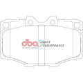 DBA 83-90 Toyota Land Cruiser SP Performance Front Brake Pads - Front