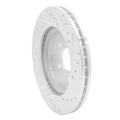 DFC 98-05 Mercedes-Benz ML430 Front Left Drilled & Slotted Silver Brake Rotor