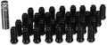 9/16IN DUPLEX ACORN8 LUG KIT SMALL DIAMETER DUPLEX BLACK CHROME (LUGS & KEY)