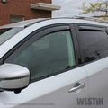 Westin 2013-2018 Nissan Pathfinder Wade In-Channel Wind Deflector 4pc - Smoke