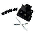 Hood Lock for 2007-2018 Jeep JK Wrangler, Uses Factory Ignition Key to Unlock Crown Automotive