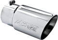 MBRP Universal Tip 6 O.D. Dual Wall Angled 5 inlet 12 length