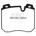 EBC 90-95 BMW 750iL 5.0 (E32) Greenstuff Front Brake Pads