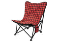 AURORA CHAIR PADDED RED/BLACK