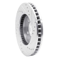 DFC 90-97 Buick Riviera Front Left Drilled & Slotted Silver Brake Rotor
