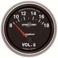 Autometer Ultra-Lite II 2-5/8in 18V Electric Voltmeter Gauge
