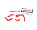 HPS Performance Reinforced Red Silicone Heater Hose Kit Coolant for Toyota 93-95 4Runner 3.0L V6 Left Hand Drive