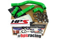 HPS Performance Green Reinforced Silicone Radiator Hose Kit for Kawasaki 88-04 KX500