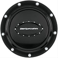 Horn Button Riveted Black Anodized