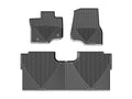 WeatherTech Black Front and Rear All-Weather Floor Mats Fits -23-25 Ford W345-W346