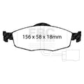EBC 95-00 Ford Contour 2.0 Greenstuff Front Brake Pads