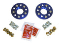 .75 inch Wide Blue Wheel Spacer Set for Jeep 15-18 BU Renegade, 14-18 KL Cherokee RT Off Road