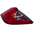 LH TAILLAMP ASSY OUTER; SEDAN; CIVIC 1618