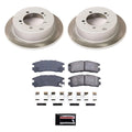 Power Stop 99-03 Mitsubishi Galant Rear Semi-Coated Rotor Kit