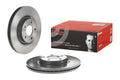 Brembo 08-13 Volvo C30/06-12 C70/04-11 S40/05-11 V50 Front Premium UV Coated OE Equivalent Rotor