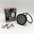ULTRA BRIGHT 4.5 INCH WIDE LED FLOOD LIGHT WITH STROBEROUND LENS