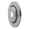 R1 Concepts Brake Rotor Drilled and Slotted Silver Fits Volvo S60