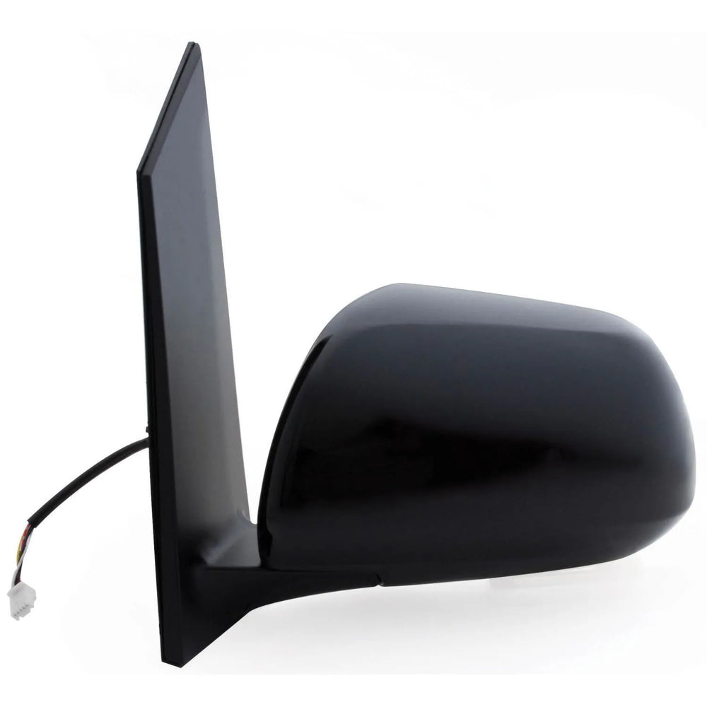 1112 TOYOTA SIENNA LH HEATED POWER FOLDAWAY OE MIRROR BLACK PTM COVER W/O MEMOR