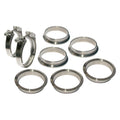 4.0 in V-band - 8 piece set (2C 3M 3F) QR