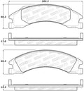 Street Brake Pads w/Shims and Hardware
