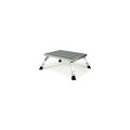 STEP STOOL ALUMINUM PLATFORM STEP ADJUSTABLE HEIGHT