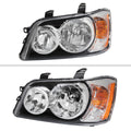 HEADLIGHTS WITH CHROME HOUSING AND CLEAR LENS - NO BULBS INCLUDED
