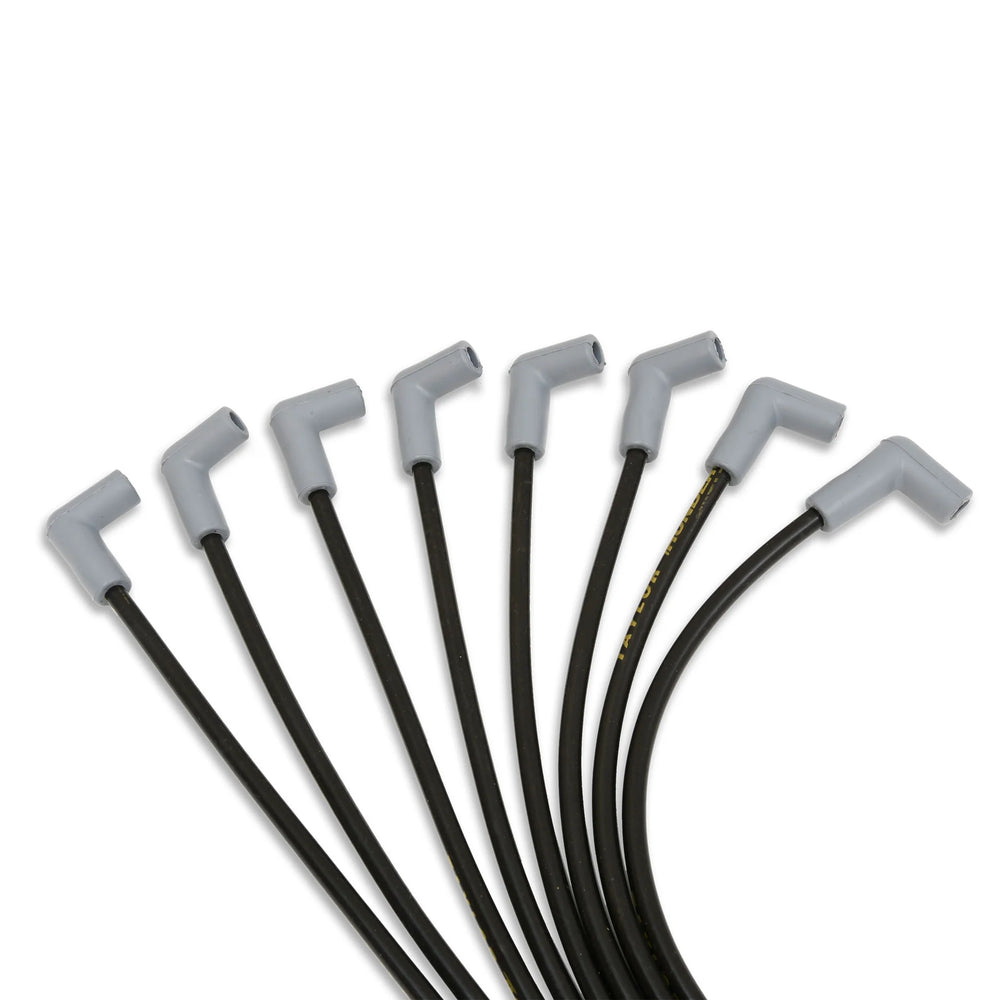 Spark Plug Wires: 1965-2004 Chevrolet various models small block; black