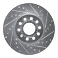 DFC 05-25 Audi A3 (Mexico) Front Right Drilled & Slotted Silver Brake Rotor