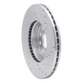 DFC 05-25 Audi Q2 (Mexico) Front Left Drilled & Slotted Silver Brake Rotor