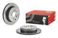Brembo 08-12 Land Rover LR2 Rear Premium UV Coated OE Equivalent Rotor