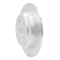 DFC 16-25 Honda Ridgeline Rear Right Drilled & Slotted Silver Brake Rotor
