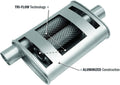 THRUSH TURBO MUFF SIDE INLET CENTER OUTLET
