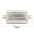 Mishimoto Universal Resonator with 2.5in Inlet/Outlet - Brushed