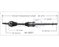 NEW CV AXLE