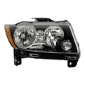 1417 JEEP COMPASS OEM PASSENGER SIDE HEADLIGHT RIGHT BLACK TRIM