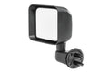 Door Mirror Left Black fits the Driver side of 07-18 Wrangler JK / JKU