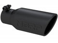 MBRP Universal Angled Rolled End Tip 4in OD / 2-3/4in Inlet / 10in Length - Black