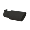 MBRP Universal Angled Rolled End Tip 4in OD / 2-3/4in Inlet / 10in Length - Black