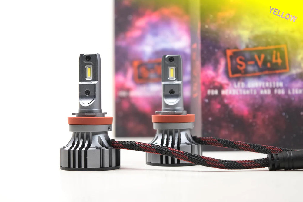 H11/H9/H8: S-V.4 LED BULB - YELLOW