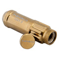 NRG 700 Series M12 X 1.5 Steel Lug Nut w/Dust Cap Cover Set 21 Pc w/Locks & Socket - Chrome Gold