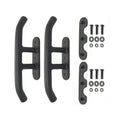 Truck Bed Side Rail 48 Inch Universal Multi Fit (With Rear Base Plates) Black Powdercoat Go Rhino