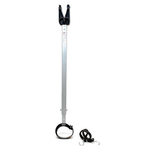 SpeedStrap 2in x 43in SS Retractable Marine Transom Tie-Down Straps w/ Snap S-Hooks (2 Pack)
