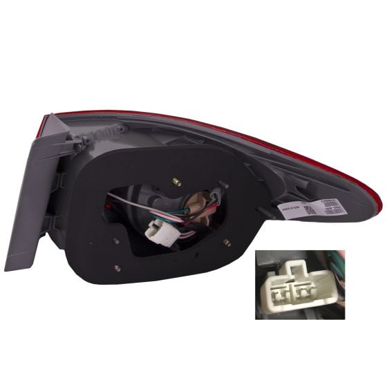 LH TAILLAMP ASSY OUTER; ELANTRA 0710