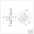 R1 Concepts Brake Rotor Fits Mercedes-Benz ML320