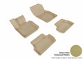 3D MAXpider 2014-2019 Mini Hardtop 2-Door Kagu 1st & 2nd Row Floormats - Tan