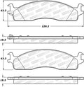 Street Brake Pads w/Shims and Hardware