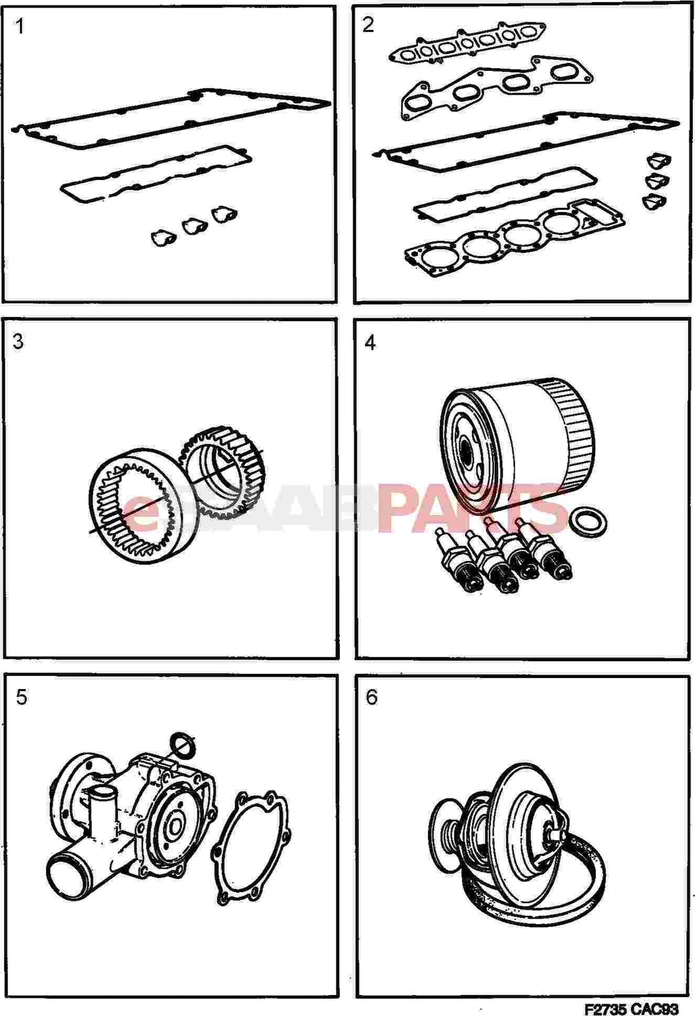 Engine Cylinder Head Gasket Set - 02-35235-03