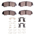 DFC 17-24 Nissan Titan Rear Ultimate Duty Performance Brake Pads and Hardware Kit