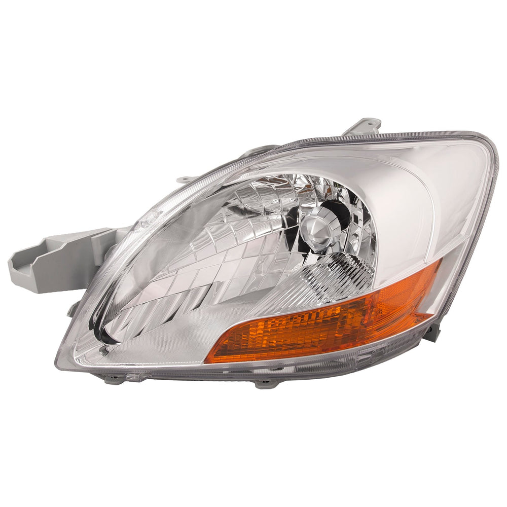 LH HEADLAMP LENS/HOUSING; SEDAN; YARIS 0711